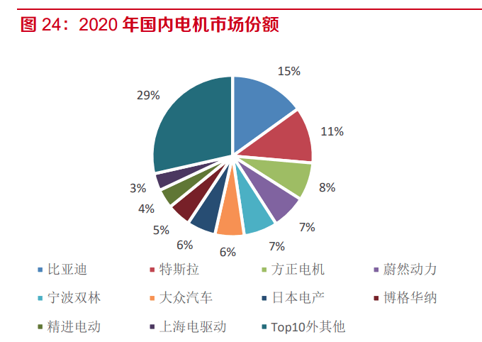 2020 年国内电机市场份额