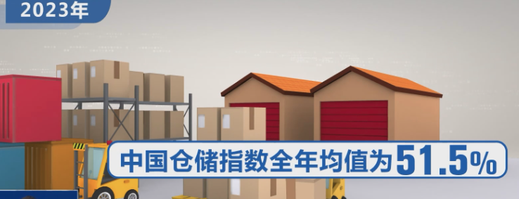 中国仓储指数全年均值为51.5%